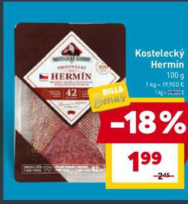 Kostelecký Hermín 100 g