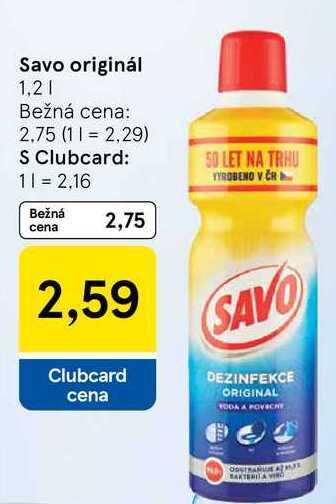 Savo originál, 1,2 l