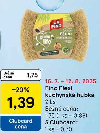 Fino Flexi kuchynská hubka, 2 ks 