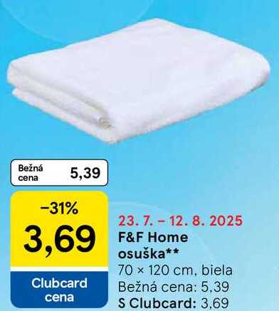 F&F Home osuška