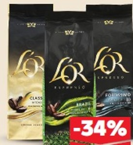 L'OR Zrnková káva