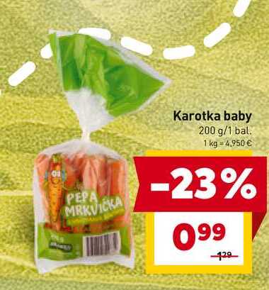 Karotka baby 200 g/1 bal. 