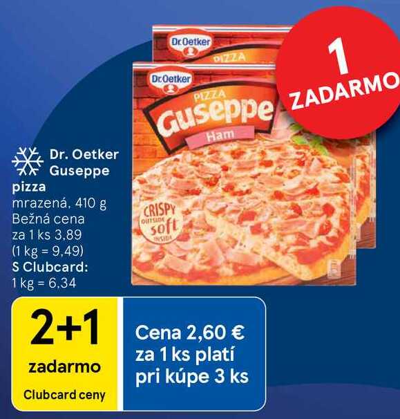 Dr. Oetker Guseppe pizza, 410 g
