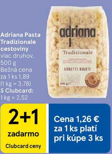 Adriana Pasta Tradizionale cestoviny, 500 g