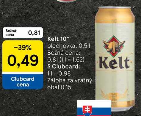 Kelt 10°, 0,5 l