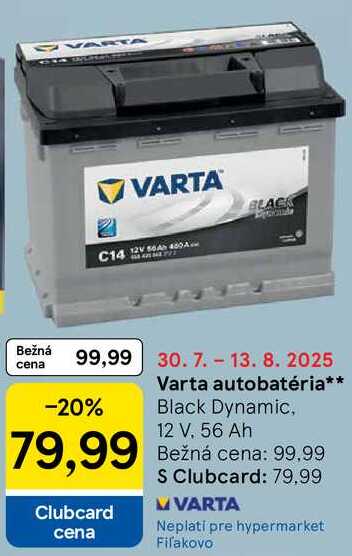 Varta autobatéria