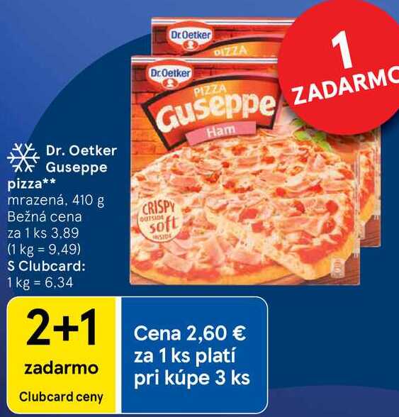 Dr. Oetker Guseppe pizza, 410 g 