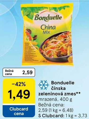 Bonduelle čínska zeleninová zmes, 400 g