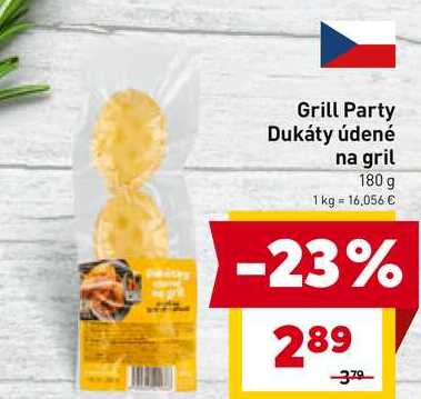 Grill Party Dukáty údené na gril 180 g