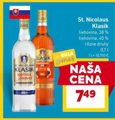 Nicolaus Klasik liehovina, 0,7l