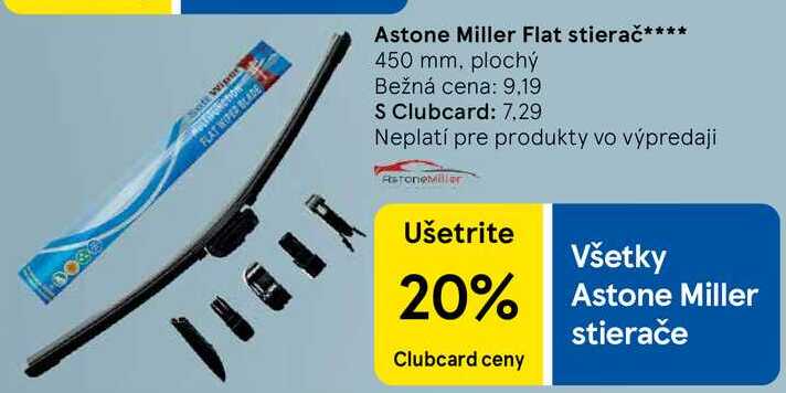 Astone Miller Flat stierač