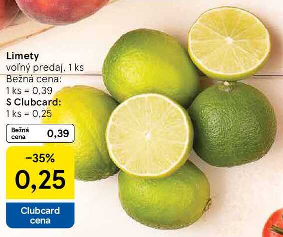 Limety, 1 ks