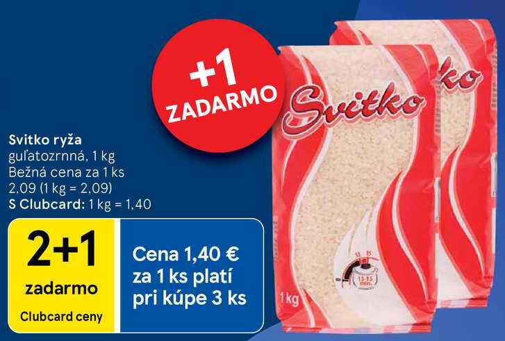Svitko ryža, 1 kg