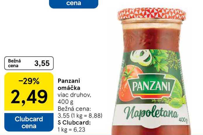 Panzani omáčka, 400 g