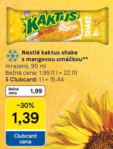 Nestlé kaktus shake s mangovou omáčkou, 90 ml 