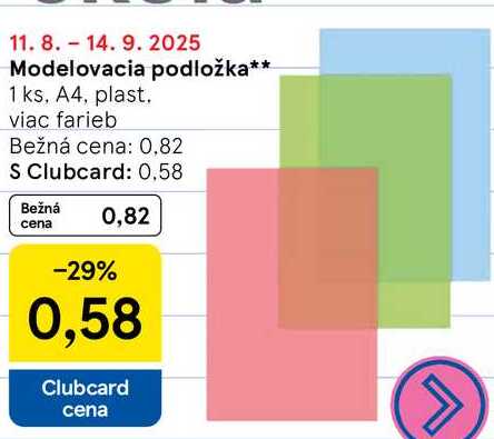 Modelovacia podložka