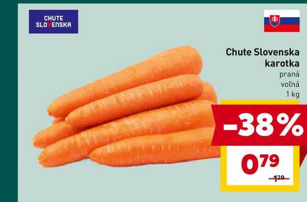 karotka praná voľná 1 kg