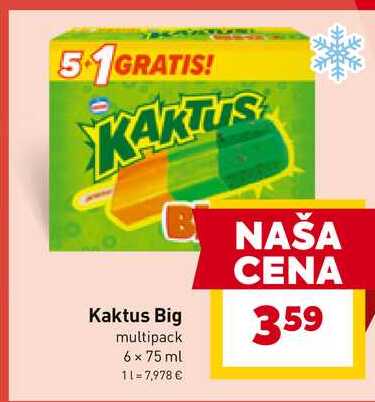 Kaktus multipack 6 x 75 ml