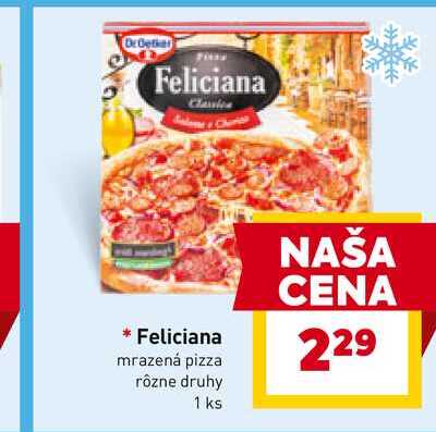 Dr. Oetker Feliciana mrazená pizza rôzne druhy 1 ks
