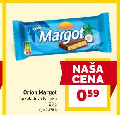 Margot čokoládová tyčinka 80 g