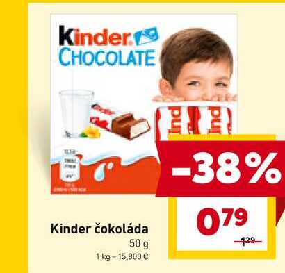Kinder čokoláda 50 g 