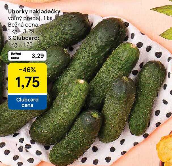 Uhorky nakladačky, 1 kg