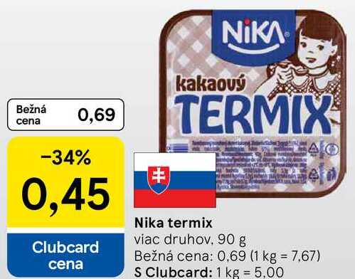 Nika termix, 90 g 