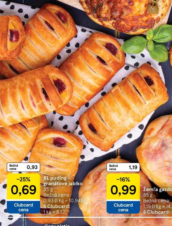 XL puding-granátové jablko, 85 g 