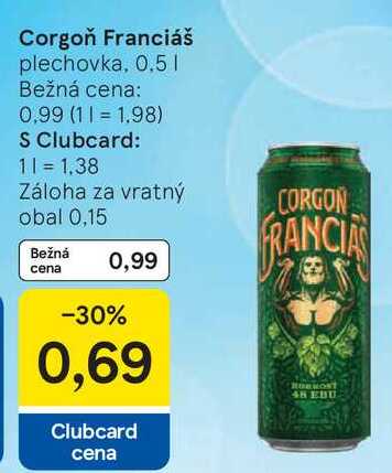 Corgoň Franciáš, 0,5 l