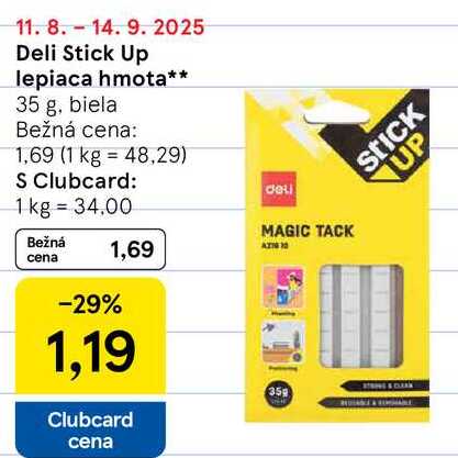 Deli Stick Up lepiaca hmota