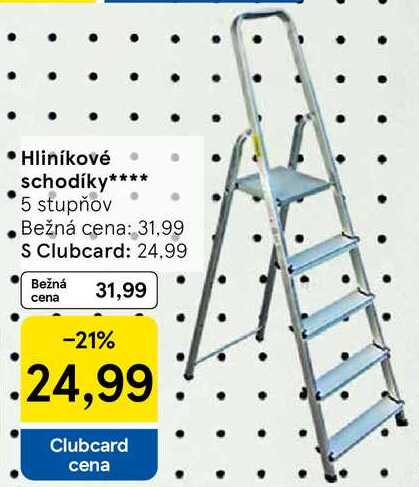 Hliníkové schodíky