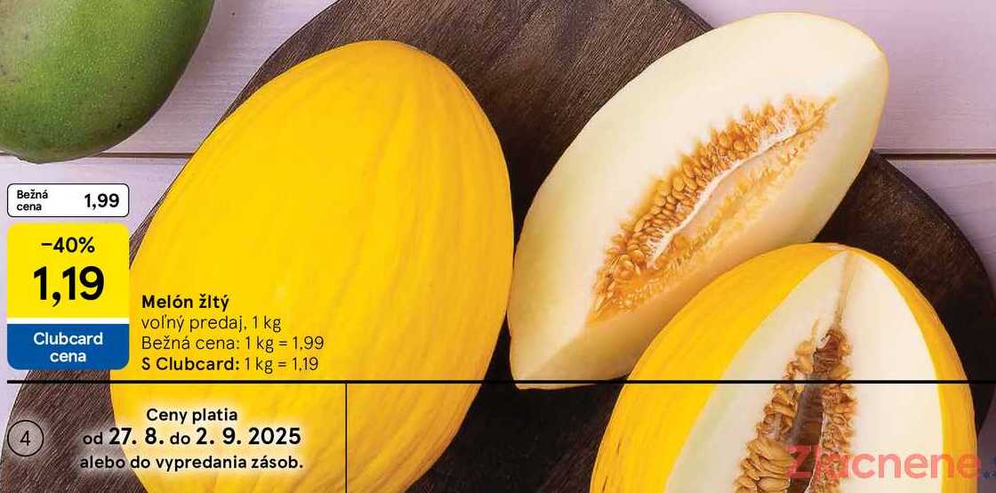 Melón žltý, 1 kg