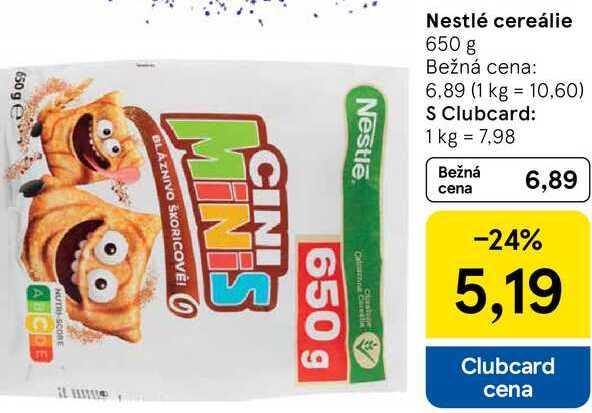 Nestlé cereálie, 650 g
