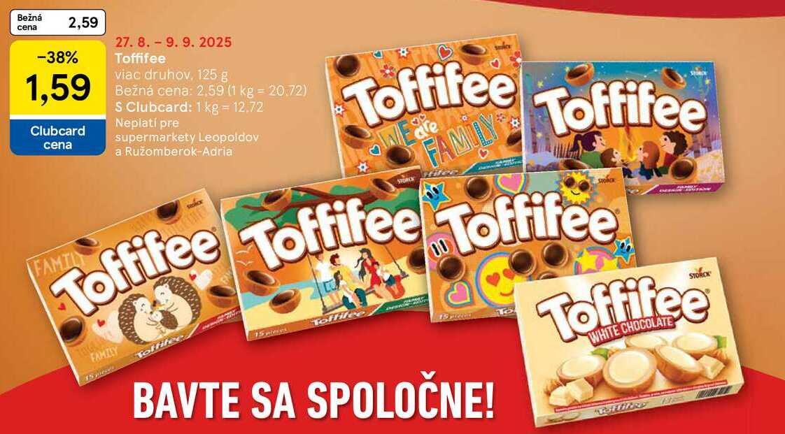 Toffifee, 125 g