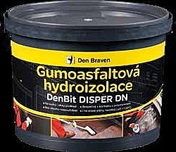 DEN BRAVEN GUMOASFALTOVÁ HYDROIZOLÁCIA DENBIT DISPER DN ČIERNA