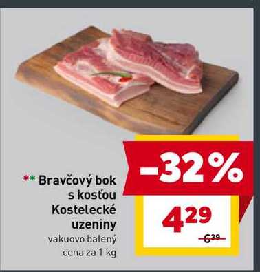 Bravčový bok s kosťou 1Kg