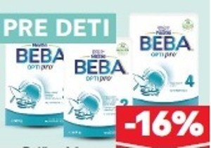 BEBA Dojčenská výživa OptiPro