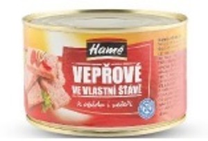 Hamé Bravčové mäso vo vlastnej šťave