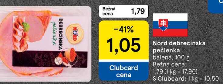 Nord debrecínska pečienka, 100 g 