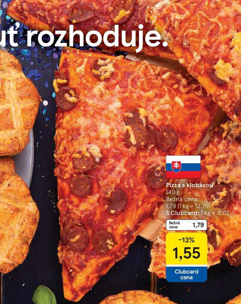Pizza s klobásou, 140 g 