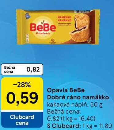 Opavia BeBe Dobré ráno namakko, 50 g