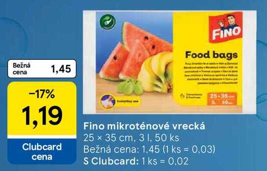 Fino mikroténové vrecká, 50 ks 