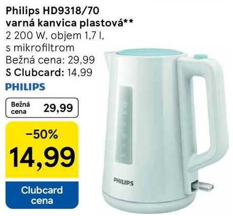 Philips HD9318/70 varná kanvica plastová