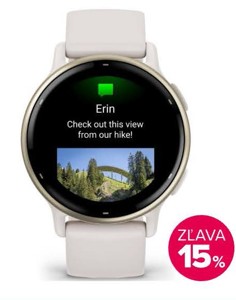 lnteligentné hodinky Garmin vívoactive 5 - Cream