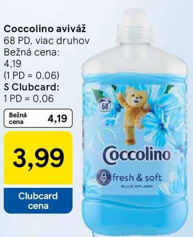 Coccolino aviváž, 68 PD