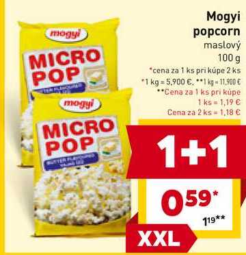 Mogyi popcorn maslový 100 g