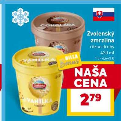 BILLA Sonus 420 ml 