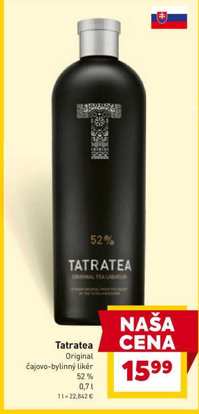 Karloff Tatratea 0,7 l Original 52%