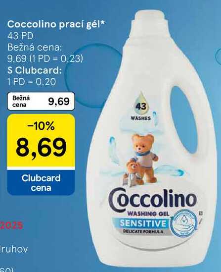 Coccolino prací gél, 43 PD