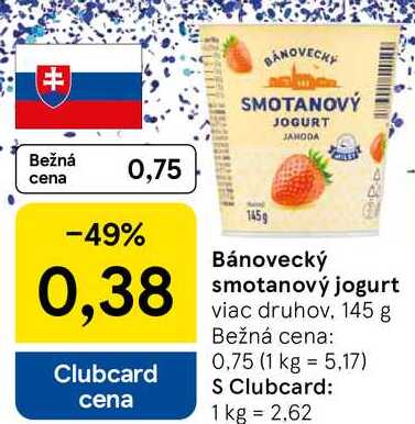 Bánovecký smotanový jogurt, 145 g 